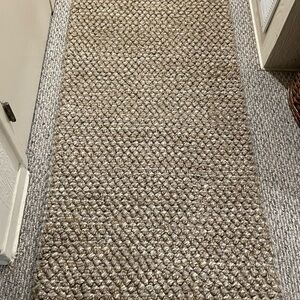 Brand New West elm Boucle Textured Woven Reversible Runner Area Rug 2.5’ x 7’